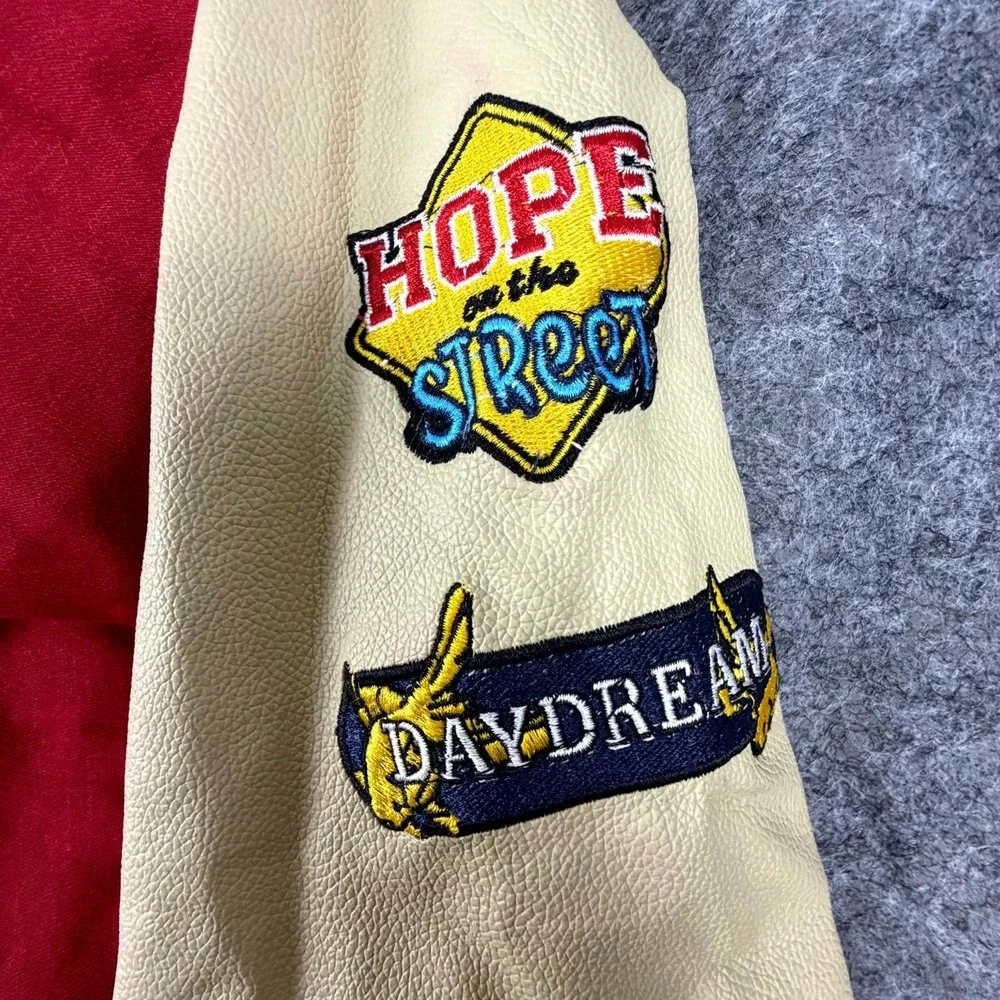 BTS Varsity Jacket Red Embroidered J-Hope Shout Out To My Hopeworld K-Pop